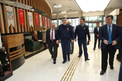 Hava Tuğgeneral Ercan Teke'den Memduh Büyükkılıç'a Nezaket Ziyareti