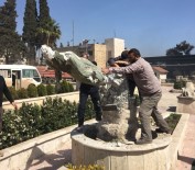 ÖZGÜR SURİYE ORDUSU - Kawa heykelleri bir bir yıkılıyor