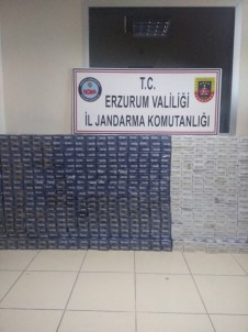 Köprüköy'de 5 Bin 300 Paket Kaçak Sigara Ele Geçirildi