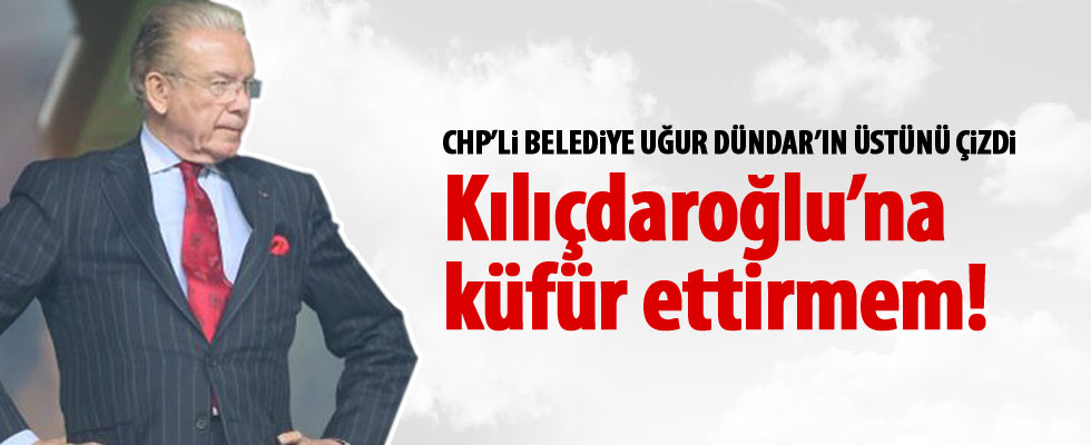 CHP'li belediyeden Uğur Dündar'a yasak