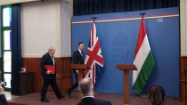BUDAPEŞTE - Johnson-Szijjarto Ortak Basın Toplantısı