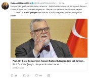 CELAL ŞENGÖR - Profesör Celal Şengör'e sosyal medyadan büyük tepki yağdı