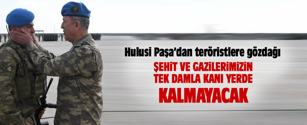 'Şehitlerimizin kanı yerde kalmayacak'