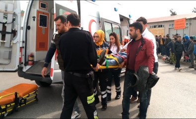 Bafra'da Kaza Açıklaması 1 Yaralı