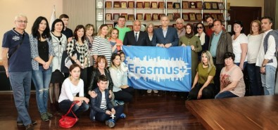 Erdemli Belediyesi, 'Erasmus Plus Projesi'nin Temsilcilerini Ağırladı