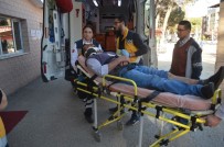 METİN YILDIZ - Manisa'da Trafik Kazası Açıklaması 1 Yaralı