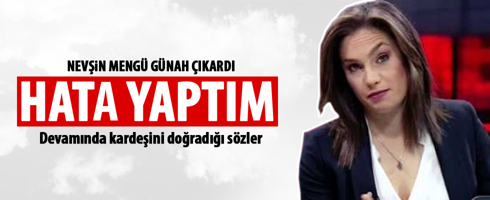 Nevşin Mengü'den yeni açıklama