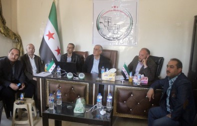 Azez'de Afrin'de Mahalli Yönetim Oluşturma Toplantısı Yapıldı