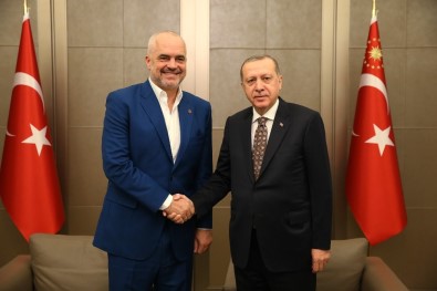 Cumhurbaşkanı Erdoğan, Arnavutluk Başbakanı Rama'yı Kabul Etti