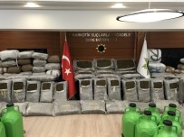 UYUŞTURUCU BARONU - Muğla'da Ele Geçirilen 1 Ton Uyuşturucu Basın Mensuplarına Gösterildi