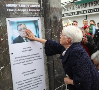 Suikast Kurbanı Rus Büyükelçi Karlov'un İsmi Antalya'da Unutulmadı