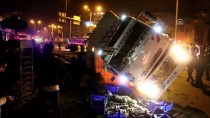 Polisten Kaçan Kamyon Sürücüsü Kaza Yaptı