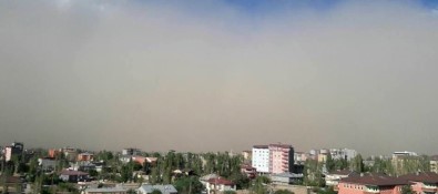Posof'ta Toz Fırtınası Etkili Oldu