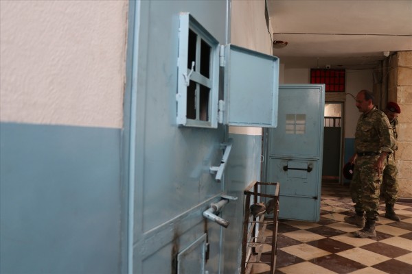 AA Afrin merkez hapishanesini görüntüledi