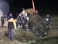 Araç su birikintisine uçtu: 5 ölü, 1 yaralı