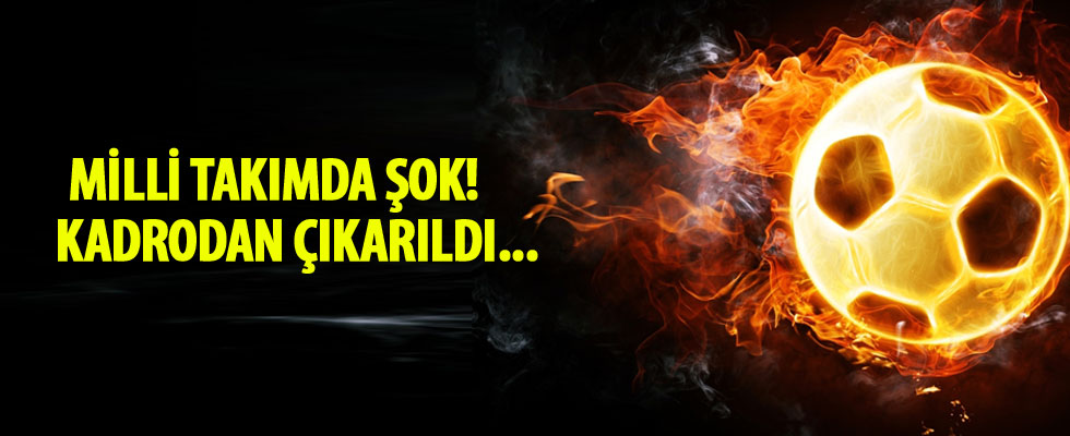 Selçuk İnan, Milli Takım kadrosundan çıkarıldı