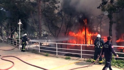 Antalya'da Restoranda Yangın