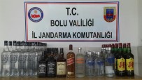 VOTKA - Bolu'da, 81 Litre Kaçak İçki Yakalandı