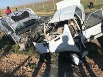 Ceylanpınar'da Trafik Kazası Açıklaması 4 Yaralı