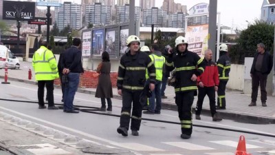 Kocaeli'de Altyapı Çalışmasında Doğal Gaz Hattı Delindi