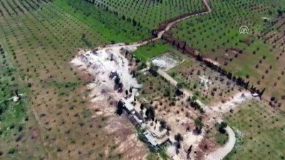 Tel Rıfat havadan görüntülendi