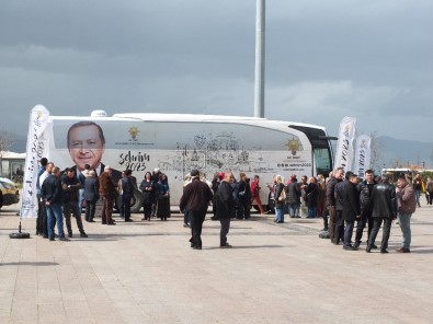 Ak Parti Şehrim 2023 Otobüsü Bandırma'da