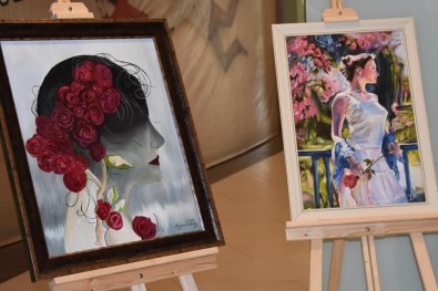 'AKMEK Parlayan İnciler Sergisi'ne Büyük İlgi