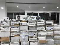 İZOLASYON MALZEMESİ - Alanya'da 54 Bin 400 Kaçak Sigara Ele Geçirildi