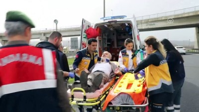 Anadolu Otoyolu'nda Trafik Kazası Açıklaması 5 Yaralı