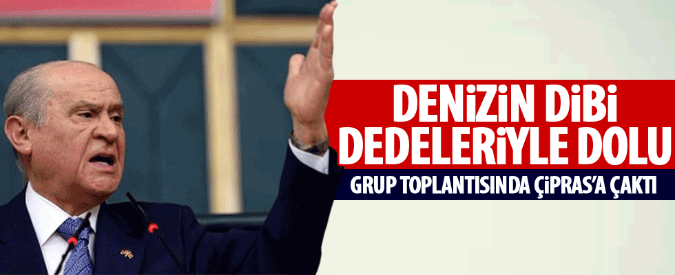 Devlet Bahçeli'den Çipras'a tepki