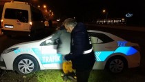 Samsun'da Maket Trafik Polis Araçlarının Tepe Lambalarını Çaldılar