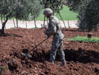 AFRİN OPERASYONU - Afrin'de 95 patlayıcı imha edildi