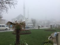 YAKIN TAKİP - Akçakoca'da Yoğun Sis, Görüş Mesafesini 20 Metreye Düşürdü