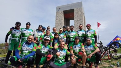 Bursalı Bisikletçilerden 'Çanakkale' Turu