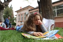 LOKMAN HEKIM - Çimlerin Üzerinde Kitap Okumanın Keyfini Yaşadılar