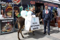 MUSTAFA GÜZELGÖZ - Erzurum'da Eşekli, At Arabalı Kütüphane Haftası Etkinliği