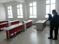 ABDULLAH AKDAŞ - Kaymakam Akdaş, Yeni Okul Binasını İnceledi