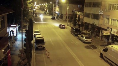 Konya'da 2 Kişinin Yaralandığı Trafik Kazası Güvenlik Kamerasında