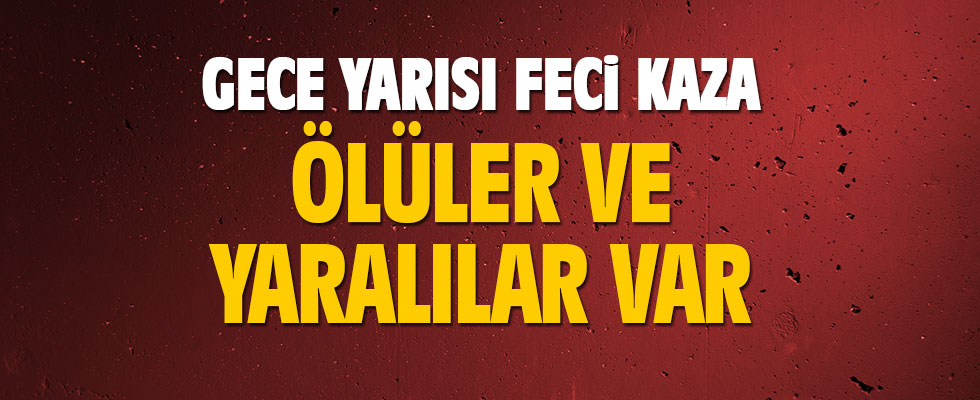 Bayburt'ta Feci Kaza : 8 Ölü, 4 Yaralı