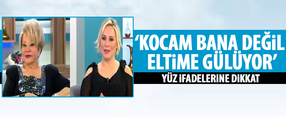 Canlı yayına bağlanan kadının elti kabusu