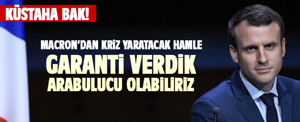 Macron'dan Türkiye'yi kızdıracak adım!