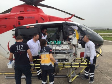 Kalp Hastası Bebek Hava Ambulansı İle Manisa'ya Sevk Edildi