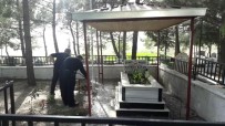 VİRANŞEHİR - Polisi Şehit Kayan'ın Mezarını Temizledi