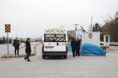 Sungurlu'da Öğrenci Servis Araçları Denetlendi