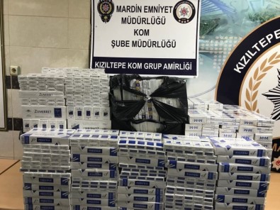 Mardin'de 7 Bin 110 Paket Kaçak Sigara Ele Geçirildi