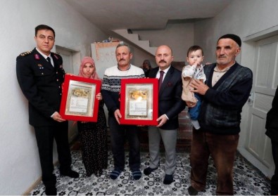 Amasya'da Şehit Ailesine Şehadet Beratı