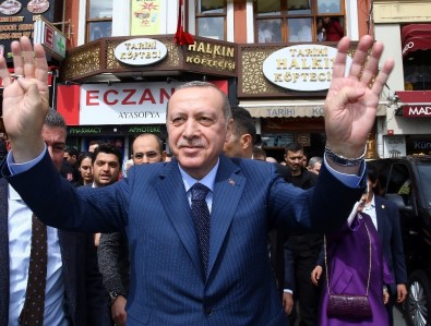 Cumhurbaşkanı Erdoğan, Tarihi Köftecide Yemek Yedi