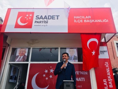 Arıkan, SP Hacılar İlçe Teşkilatı'nın Açılışına Katıldı