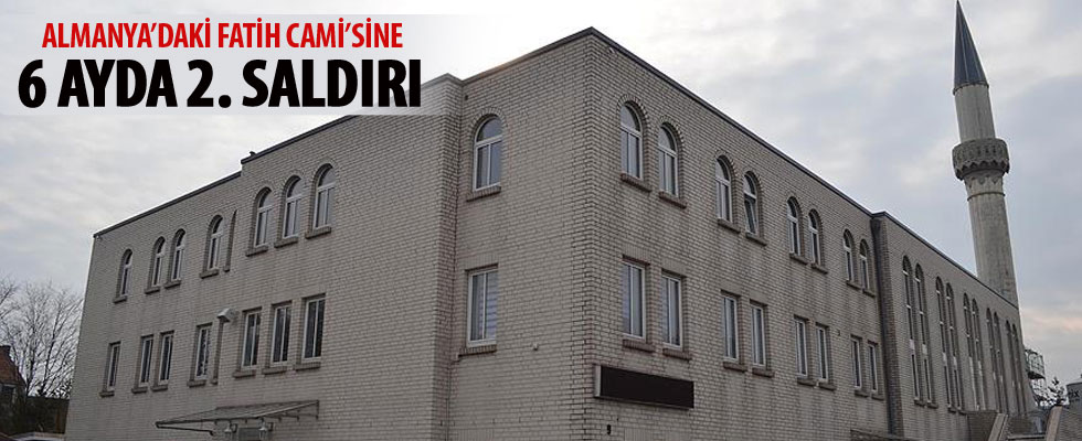 Almanya'daki camiye 6 ayda ikinci saldırı
