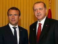EMMANUEL MACRON - Cumhurbaşkanı Erdoğan Macron ile görüştü